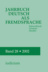 Titelseite - Jahrbuch Deutsch als Fremdsprache
